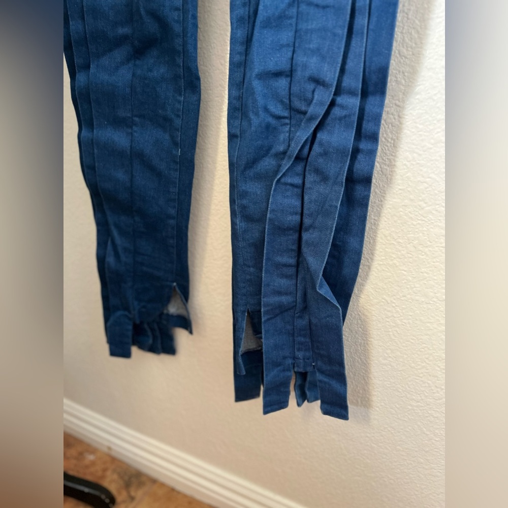 GREYSCALE stretch super high waisted ruffle jean! Sz S - Picture 4 of 8